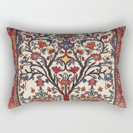 Bakhtiari Khan Central Persian Carpet Print Rectangular Pillow