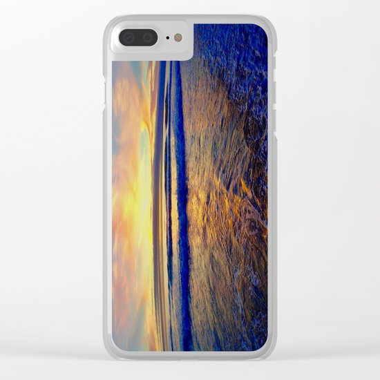 California Sunset Clear iPhone Case