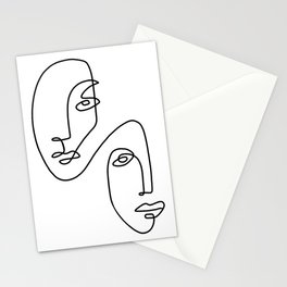 Picasso Faces Art Stationery Card