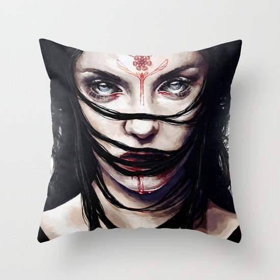 Estrie Throw Pillow