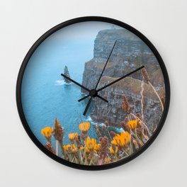 Irish Wildflowers Wall Clock