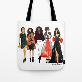 Glam Girls, Pinales Illustrated Tote Bag