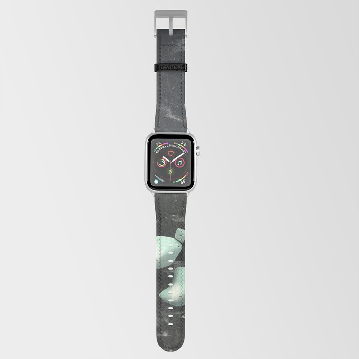 Bouldering indoor free climbing gym holds orange blue Apple Watch
