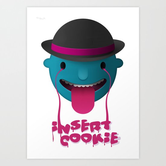 Insert Cookie Art Print