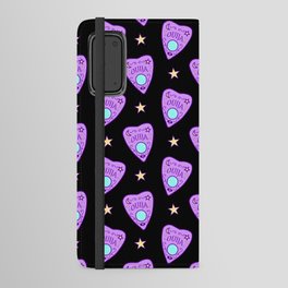 Planchette Pattern on Black Android Wallet Case