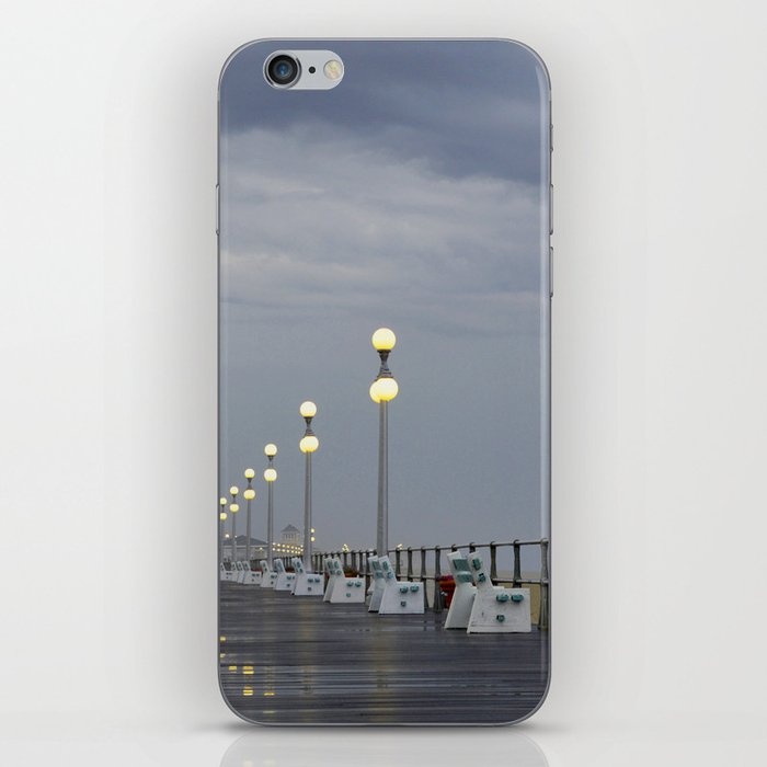 Rainy Boardwalk iPhone Skin