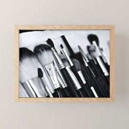 Brushes Framed Mini Art Print