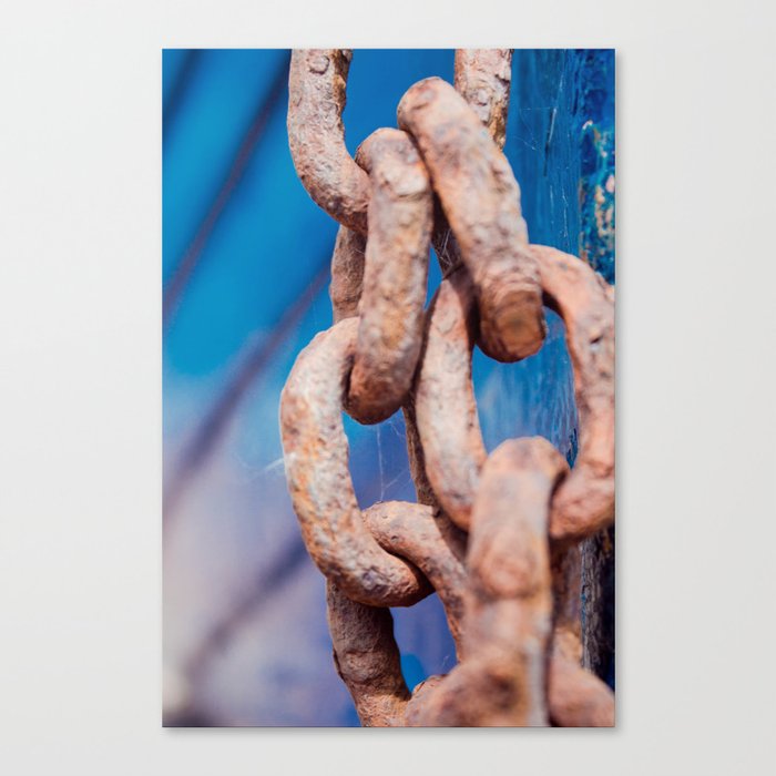 Rusty Chain Canvas Print