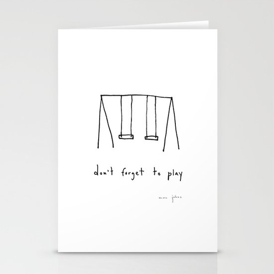 don't forget to play Stationery Cards