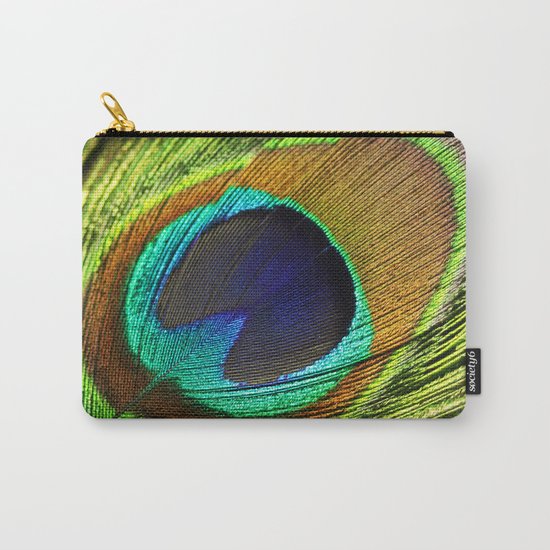 peacock feather Carry-All Pouch