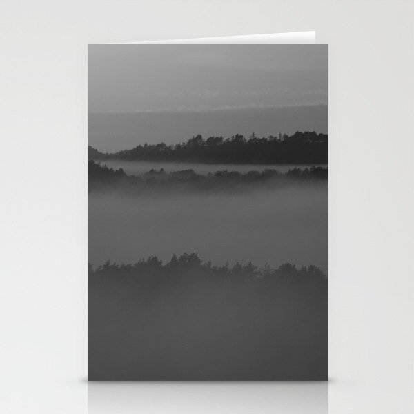 Misty landscape Stationery Cards