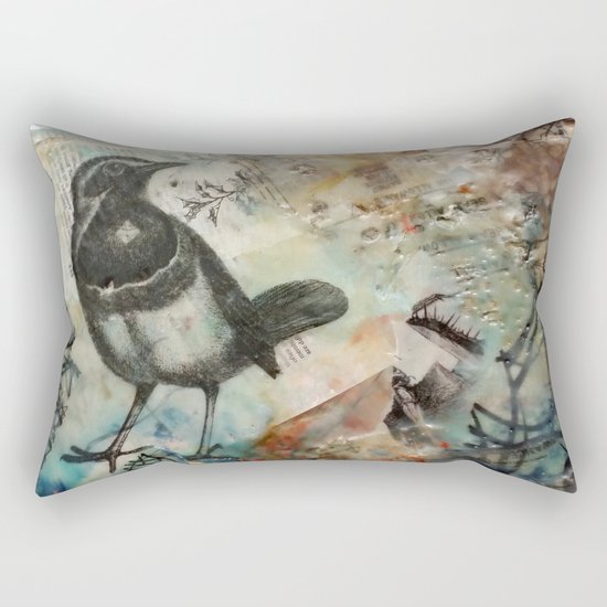 Magpie Rectangular Pillow