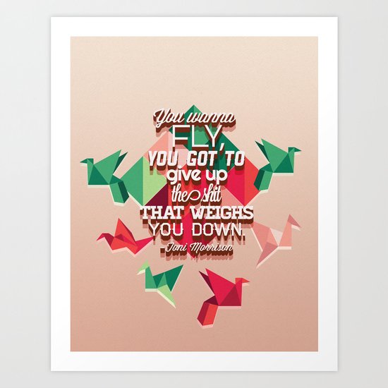 toni morrison Art Print