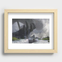 Gate of the Palm Recessed Framed Print