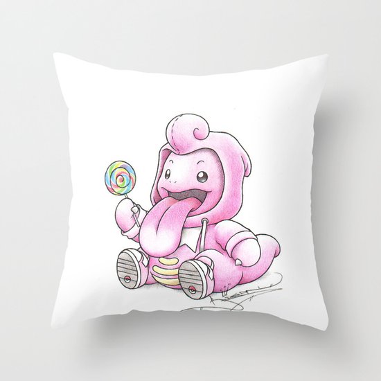Not so Foreign Tongue Throw Pillow