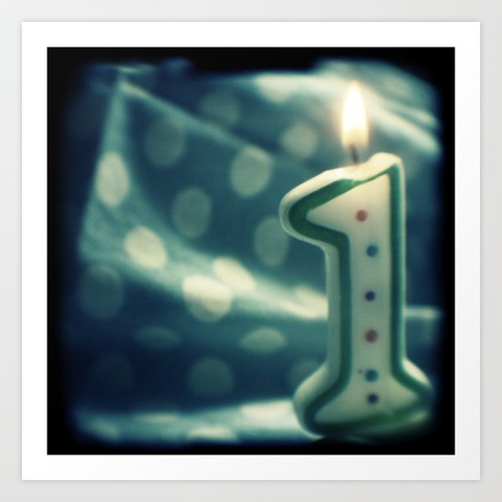 One candle Art Print