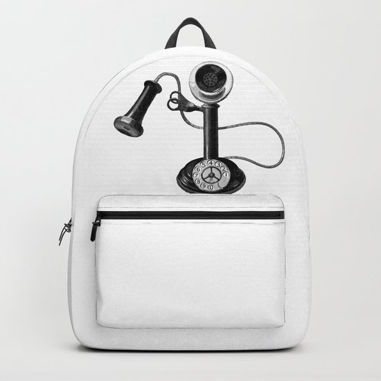 Old telephone Backpack
