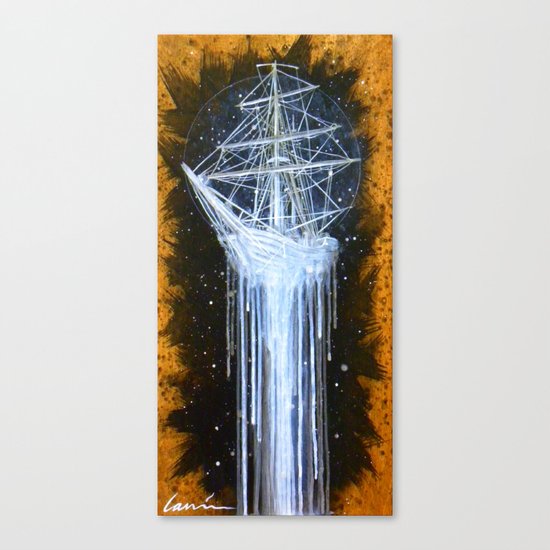 "Man-O-War II" Canvas Print