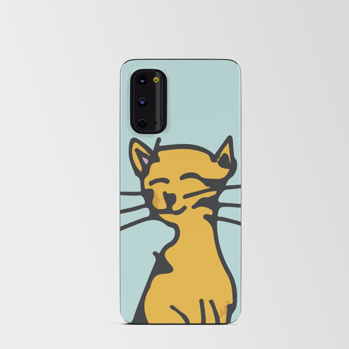 Cute cat sitting Android Card Case