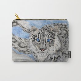 Lisa Alavi | Snow Leopard Carry-All Pouch