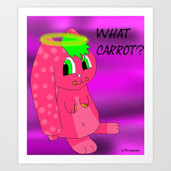 What carrot? Art Print