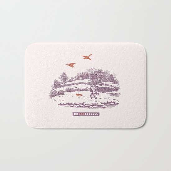 A Vintage Memory Bath Mat