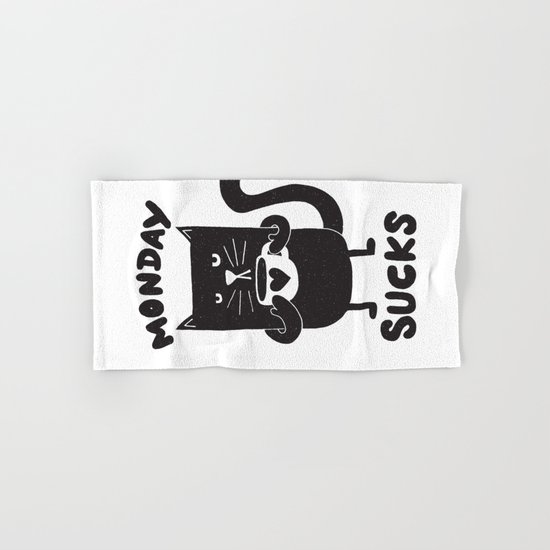 MONDAY SUX Hand & Bath Towel
