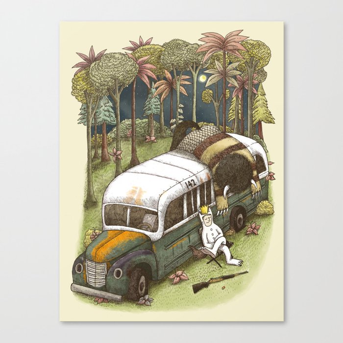 Into The Wild Things Canvas Print