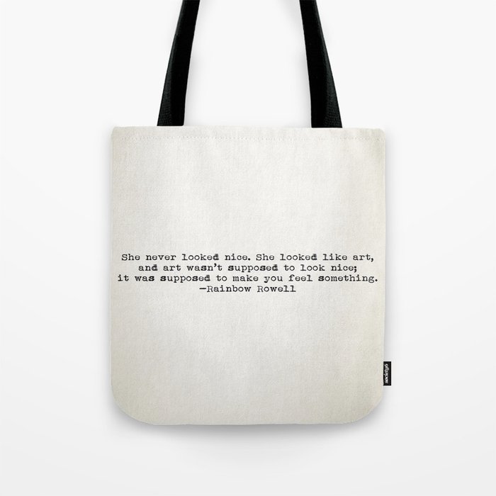 signed carry on rainbow rowell with tote bag signed carry on rainbow rowell with tote bag