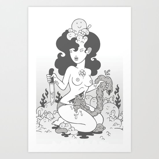 death cult Art Print