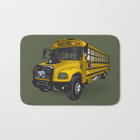 School bus Bath Mat