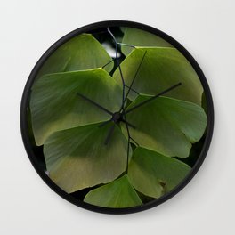 coin leafs Wall Clock