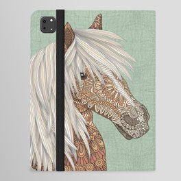 Haflinger Pony Green iPad Folio Case