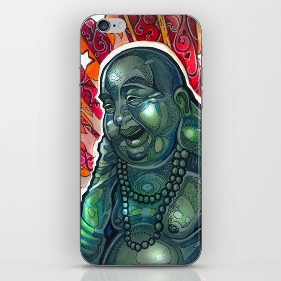 Glowing Buddha iPhone & iPod Skin