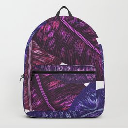 Tropical Leaves - Ultra Violet 1 Backpack