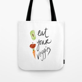 Eat Your Veggies Tote Bag
