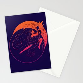 Partial Eclipse Stationery Cards
