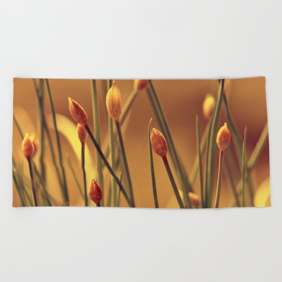 Allium 175 Beach Towel