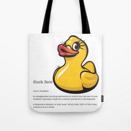 DuckFace Dictionary Definition Tote Bag