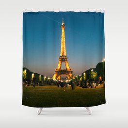 The Eiffel Tower Shower Curtain