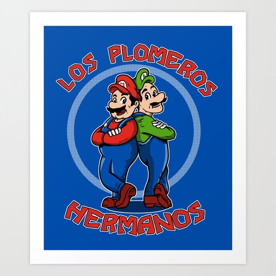 Los Plomeros Hermanos Art Print