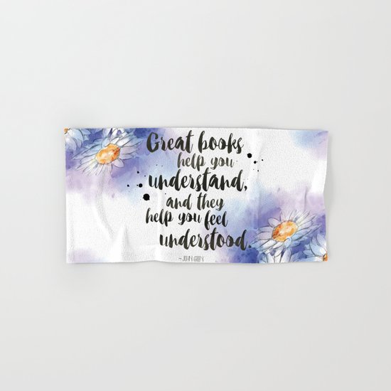 Great Books Make Us Feel Understood Hand & Bath Towel