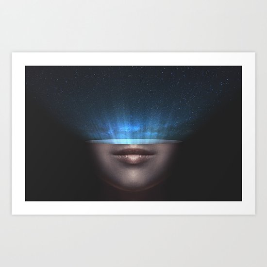 Universe in my mind #stars Art Print