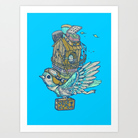 Bird Migration Art Print