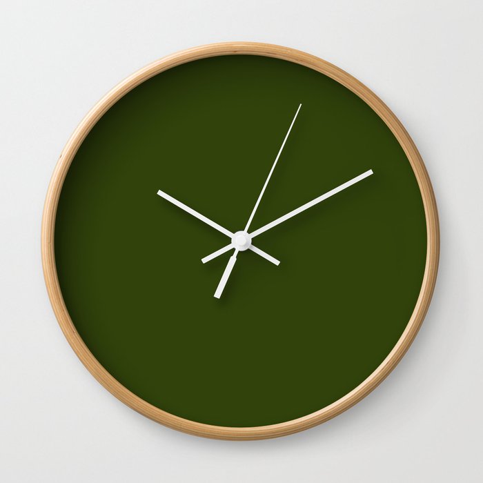 Hinterlands Green Wall Clock