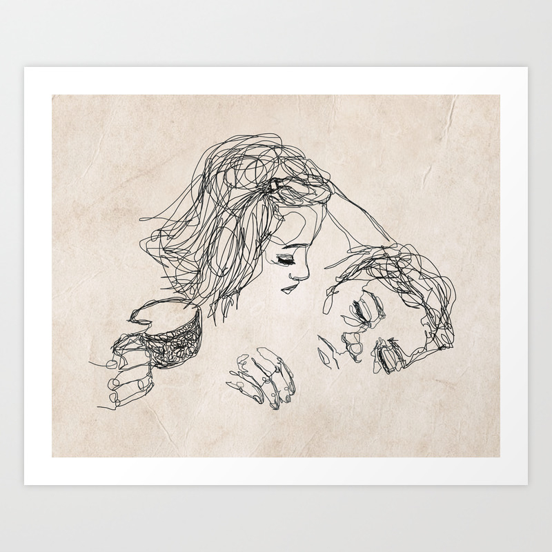 Good Morning I Love You Art Print By Sophieschultz Society6