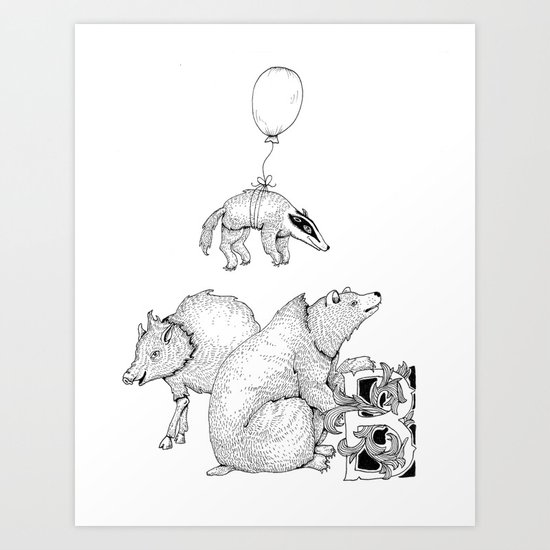 The Letter "B" Art Print