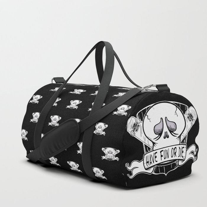 skull duffle bag