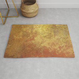 Rusty Gold and Copper Rug