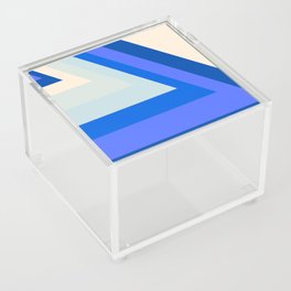 blue vector Acrylic Box